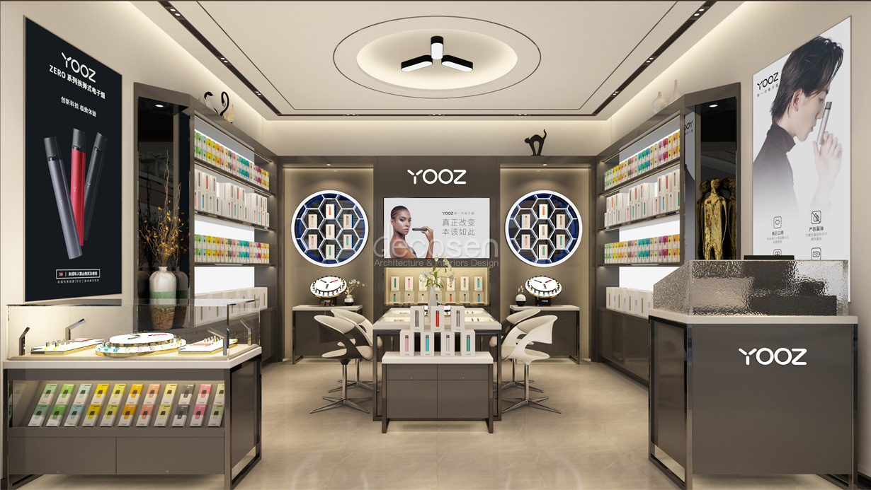 YOOZ | 电子烟品牌体验店SI设计